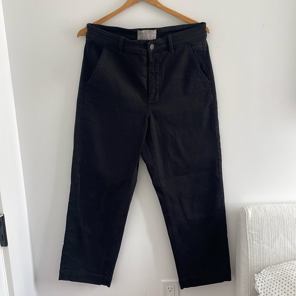 Black Everlane Cropped Pant - Picture 1 of 2